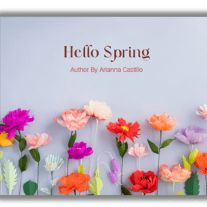 Hello Spring Coloring Book, Hello Spring! Coloring Book for adults, High quality artist print